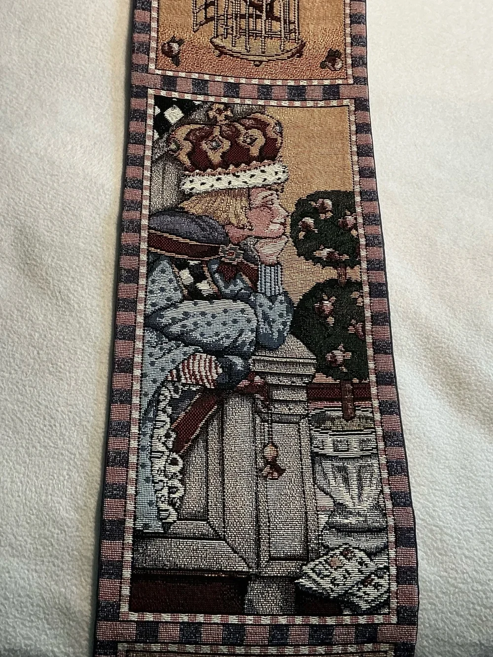 Mary Engelbreit Tapestry Wall Hanging It’s Good To Be Queen Bell Pull Vintage